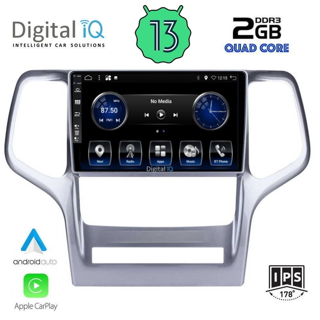 DIGITAL IQ BXH 3282_CPA (9inc) MULTIMEDIA TABLET for JEEP GRAND CHEROKEE mod. 2011-2014