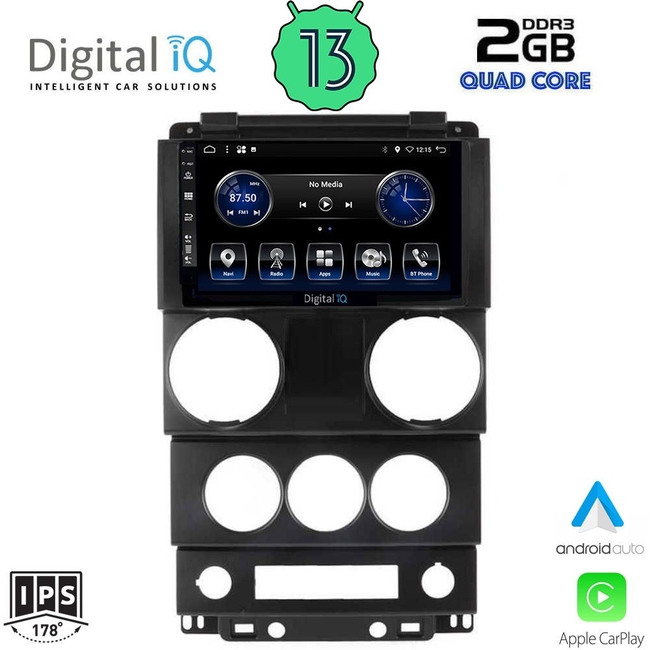 DIGITAL IQ BXH 3292_CPA (9inc) MULTIMEDIA TABLET for JEEP WRANGLER mod. 2006-2011