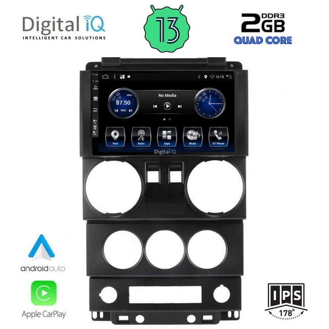 DIGITAL IQ BXH 3293_CPA (9inc) MULTIMEDIA TABLET for JEEP WRANGLER mod. 2006-2011