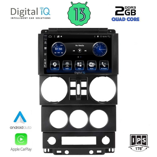 DIGITAL IQ BXH 3294_CPA (9inc) MULTIMEDIA TABLET for JEEP WRANGLER mod. 2006-2011