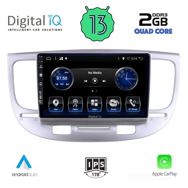 DIGITAL IQ BXH 3313_CPA (9inc) MULTIMEDIA TABLET for KIA RIO mod. 2005-2011