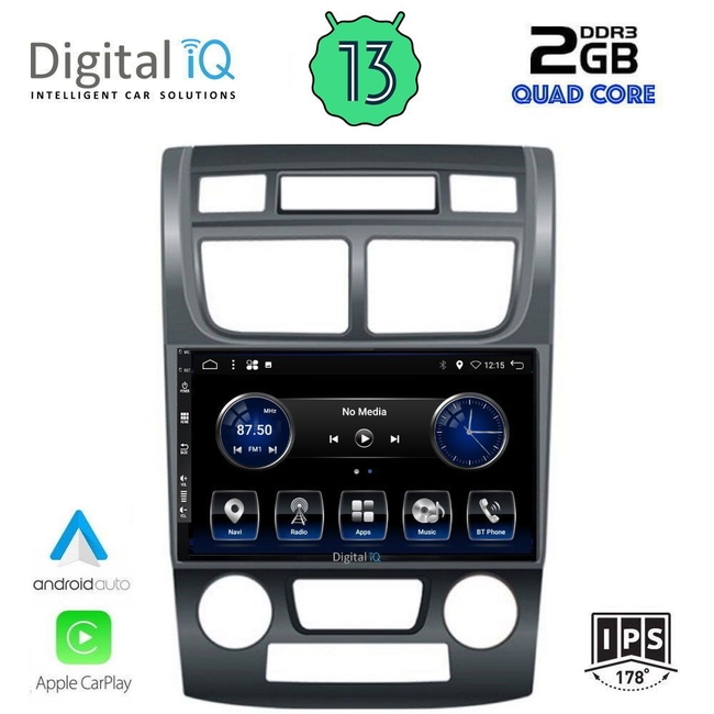 DIGITAL IQ BXH 3324_CPA (A/C) (9inc) MULTIMEDIA TABLET for KIA SPORTAGE mod. 2004-2010