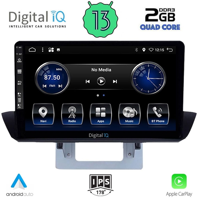 DIGITAL IQ BXH 3364_CPA DASH (9inc) MULTIMEDIA TABLET for MAZDA BT50 mod. 2012-2019