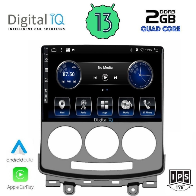 DIGITAL IQ BXH 3370_CPA (9inc) MULTIMEDIA TABLET for MAZDA 5 mod. 2004-2010