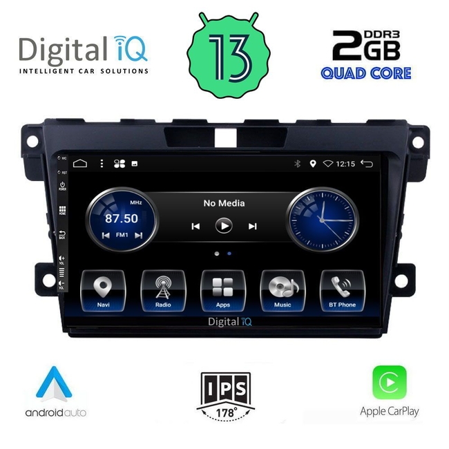 DIGITAL IQ BXH 3389_CPA (9inc) MULTIMEDIA TABLET for MAZDA CX7 mod. 2006-2012