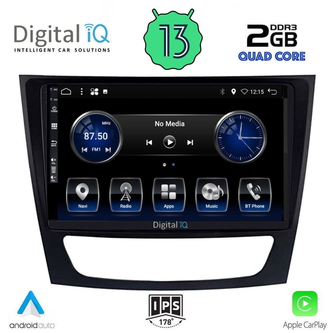 DIGITAL IQ BXH 3408_CPA (9inc) MULTIMEDIA TABLET for MERCEDES E (W211) – CLS (W219) mod. 2003-2009