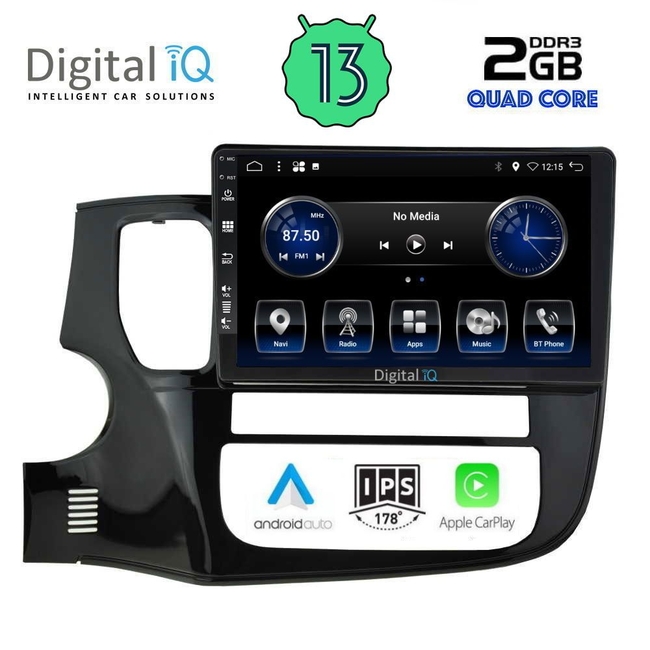 DIGITAL IQ BXH 3443_CPA (9inc) MULTIMEDIA TABLET for MITSUBISHI OUTLANDER mod. 2013-2020