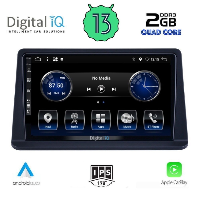 DIGITAL IQ BXH 3445_CPA (9inc) MULTIMEDIA TABLET for MITSUBISHI PAJERO mod. 1999-2006