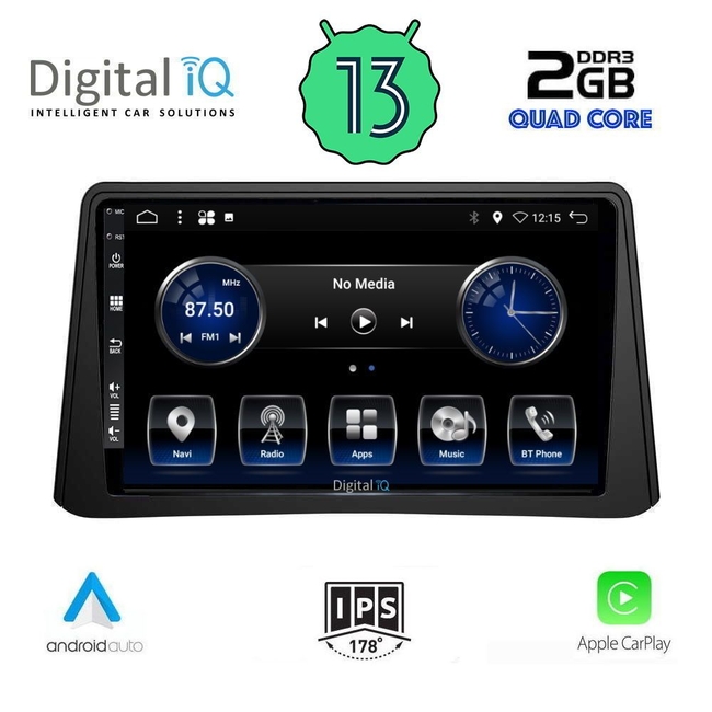 DIGITAL IQ BXH 3496_CPA (9inc) MULTIMEDIA TABLET for OPEL MOKKA mod. 2012-2015