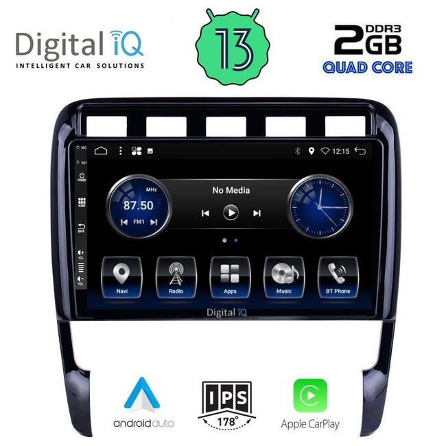 DIGITAL IQ BXH 3535_CPA (9inc) MULTIMEDIA TABLET for PORSCHE CAYENNE mod. 2002-2011