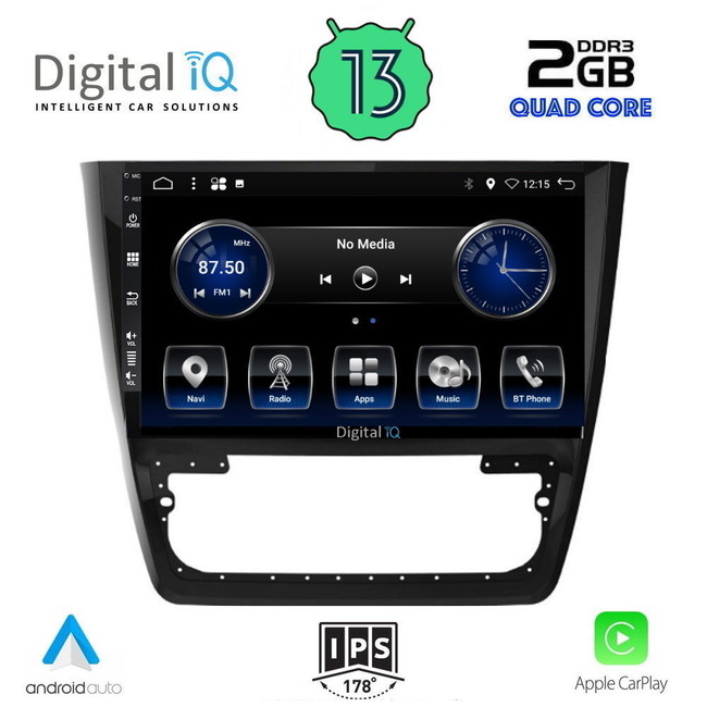 DIGITAL IQ BXH 3610_CPA (10inc) MULTIMEDIA TABLET for SKODA YETI mod. 2014>