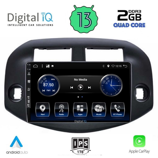 DIGITAL IQ BXH 3732_CPA (10inc) MULTIMEDIA TABLET for  TOYOTA RAV 4 mod. 2006-2012