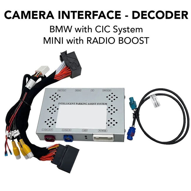 DIGITAL IQ BM9800 for BMW - MINI (CAMERA INTERFACE for CIC Systems) mod. 2009-2013