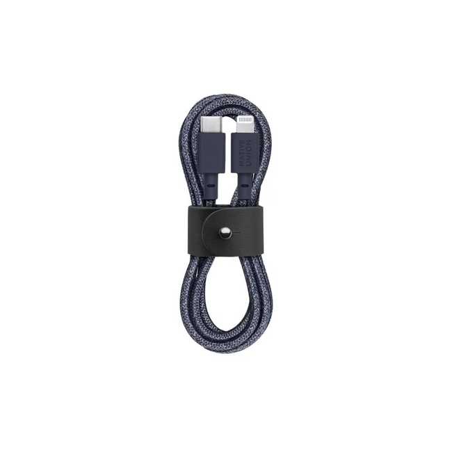 Native Union Belt Cable, USB C to Lightning - 1.2m (Indigo) 4895200442134