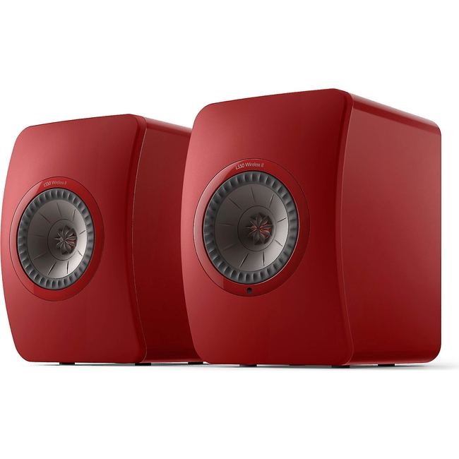 KEF LS50 Wireless II Crimson Red (Ζεύγος)
