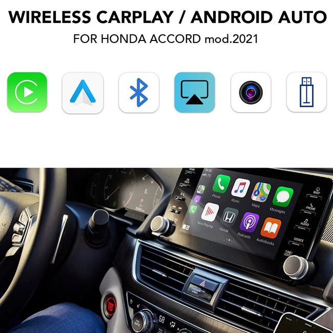 DIGITAL IQ HD 233 CPAA (CARPLAY / ANDROID AUTO BOX for HONDA ACCORD mod. 2021>)