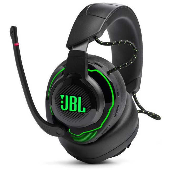 JBL Quantum 910X, Over-Ear Dual Wireless Gaming Headset, Head Track -Black/Green (JBLQ910XWLBLKGRN)