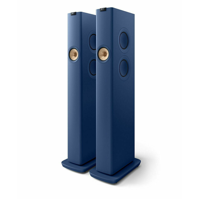 KEF LS60 Wireless HiFi Speakers (Royal Blue) -637203048159-
