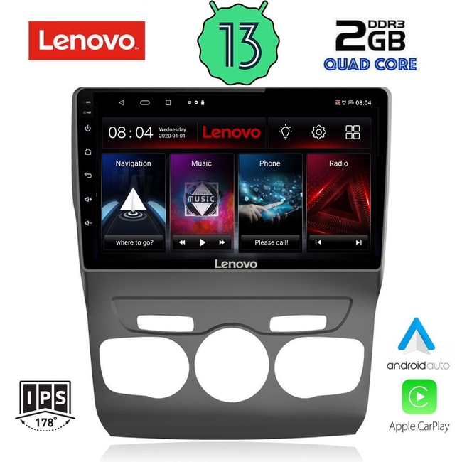 LENOVO LVD 4085_CPA (10inc) MULTIMEDIA TABLET for CITROEN C4 -DS4 mod. 2011-2018