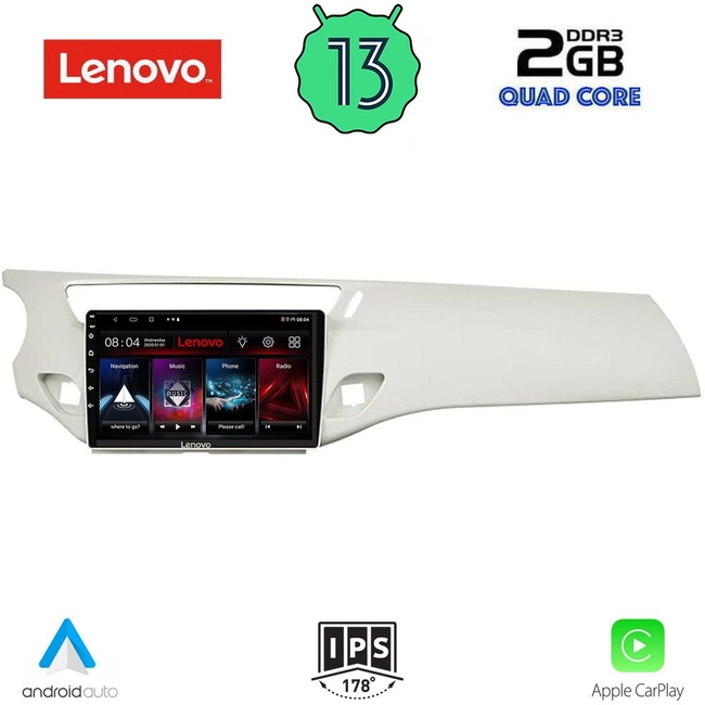 LENOVO LVD 4092_CPA (9inc) MULTIMEDIA TABLET for CITROEN C3 - DS3 mod. 2009-2016