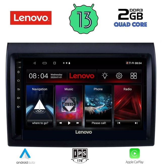 LENOVO LVD 4140_CPA (9inc) MULTIMEDIA TABLET for FIAT DUCATO mod. 2006-2011