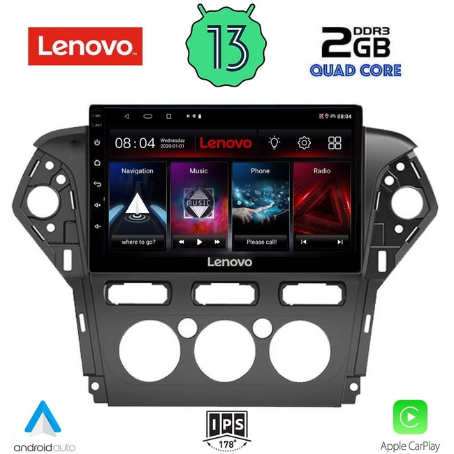 LENOVO LVD 4163_CPA A/C (10inc) MULTIMEDIA TABLET for FORD MONDEO mod. 2011-2013