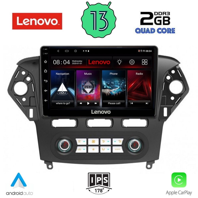 LENOVO LVD 4163_CPA CLIMA (10inc) MULTIMEDIA TABLET for FORD MONDEO mod. 2011-2013