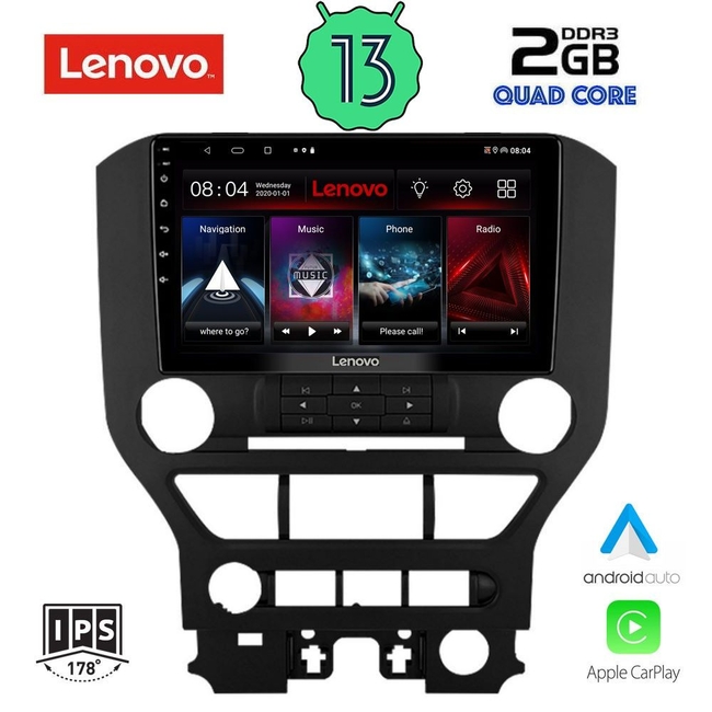 LENOVO LVD 4166_CPA (9inc) MULTIMEDIA TABLET for FORD MUSTANG mod. 2015-2020