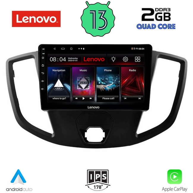 LENOVO LVD 4179_CPA  (9inc) MULTIMEDIA TABLET for FORD TRANSIT mod. 2014-2020