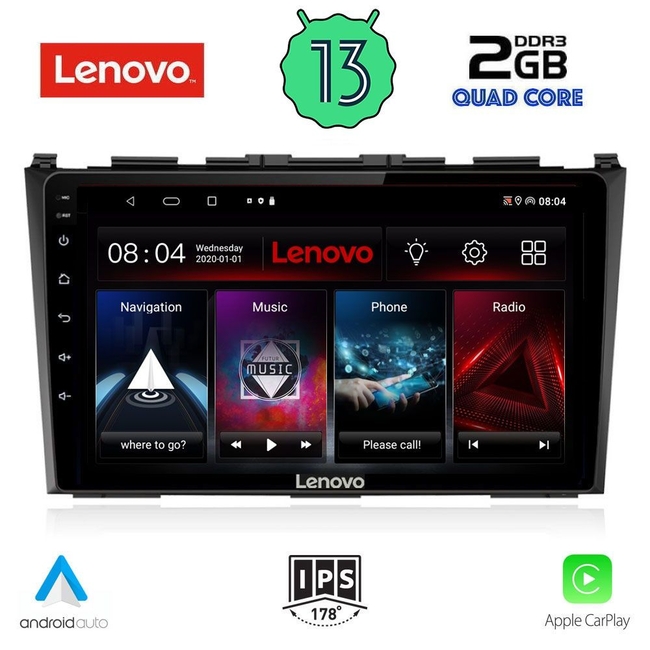 LENOVO LVD 4197_CPA (9inc) MULTIMEDIA TABLET for HONDA CRV mod. 2006-2012