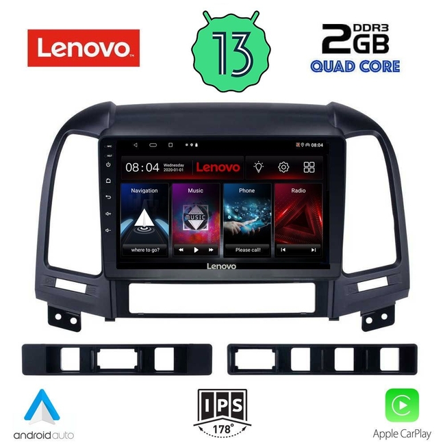 LENOVO LVD 4239_CPA (9inc) MULTIMEDIA TABLET for HYUNDAI SANTA FE  mod. 2005-2013