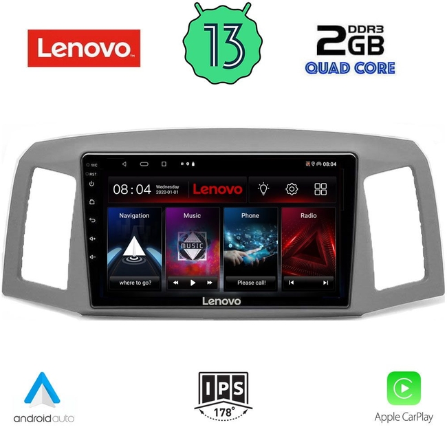 LENOVO LVD 4281_CPA (10inc) MULTIMEDIA TABLET for JEEP GRAND CHEROKEE mod. 2005-2007