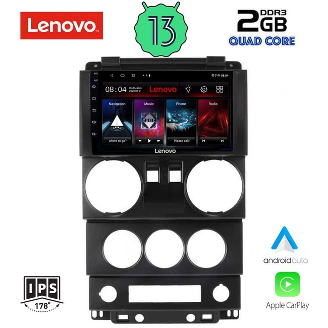 LENOVO LVD 4293_CPA (9inc) MULTIMEDIA TABLET for JEEP WRANGLER  mod. 2006-2011