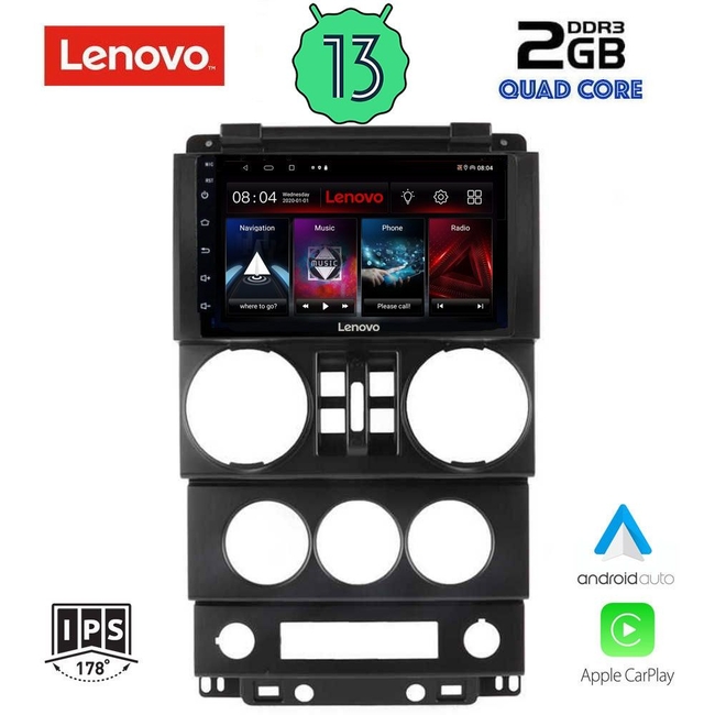 LENOVO LVD 4294_CPA (9inc) MULTIMEDIA TABLET for JEEP WRANGLER  mod. 2006-2011