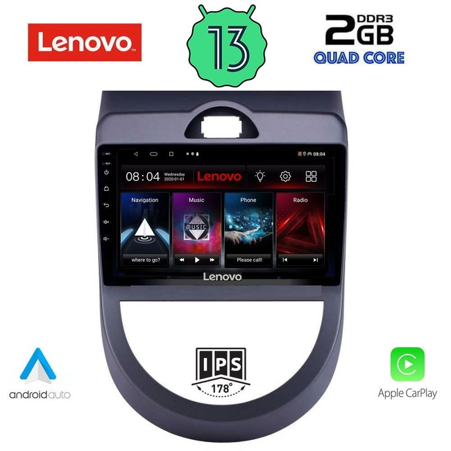 LENOVO LVD 4320_CPA (9inc) MULTIMEDIA TABLET for KIA SOUL mod. 2008-2013