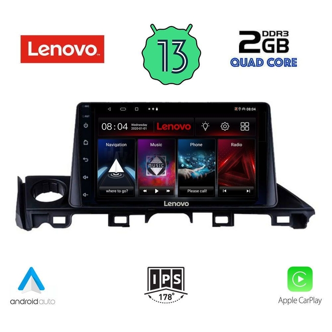 LENOVO LVD 4379_CPA (9inc) MULTIMEDIA TABLET for MAZDA 6 mod. 2017-2020