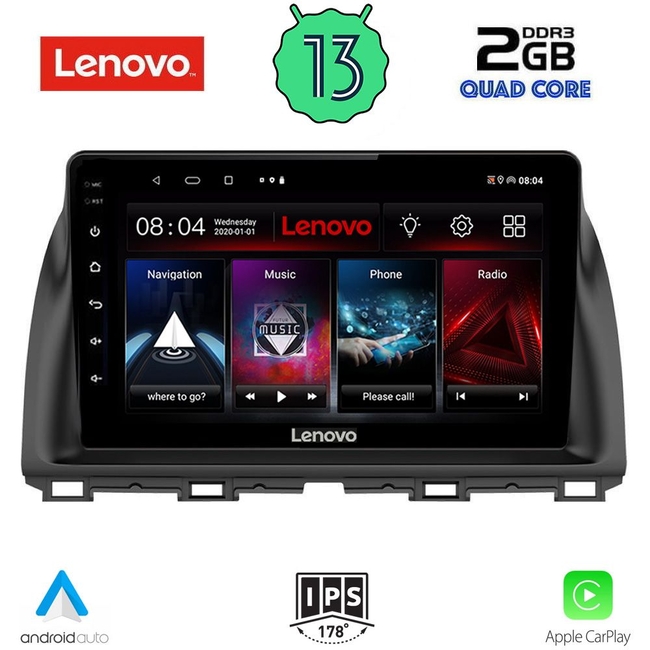 LENOVO LVD 4380_CPA (10inc) MULTIMEDIA TABLET for MAZDA CX5 mod. 2013-2017