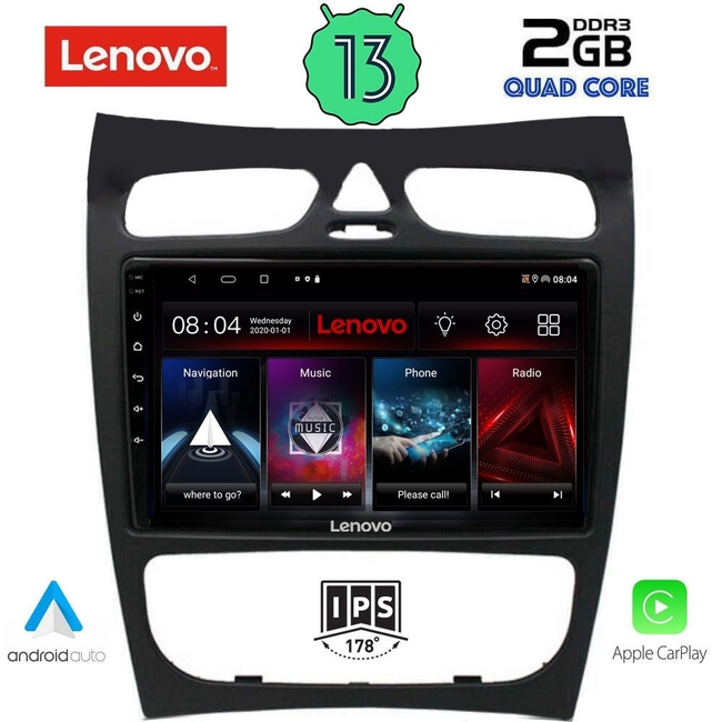 LENOVO LVD 4406_CPA (9inc) MULTIMEDIA TABLET for MERCEDES CLK (W209) mod. 2000-2004