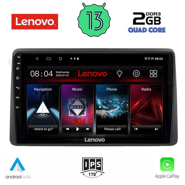 LENOVO LVD 4450_CPA (10inc) MULTIMEDIA TABLET for NISSAN NAVARA D22 mod. 1998-2004