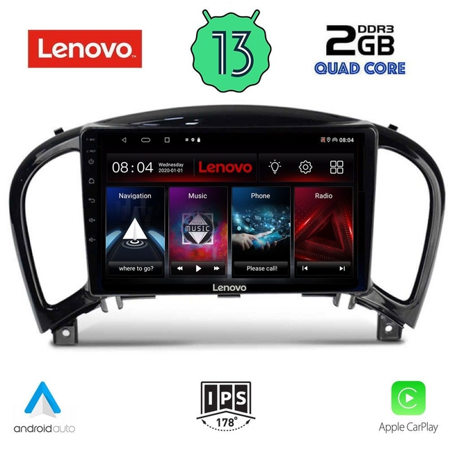 LENOVO LVD 4452_CPA (9inc) MULTIMEDIA TABLET for NISSAN JUKE mod. 2009-2020