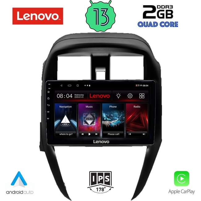 LENOVO LVD 4472_CPA (10inc) MULTIMEDIA TABLET for NISSAN SUNNY - ALMERA mod. 2015-2016