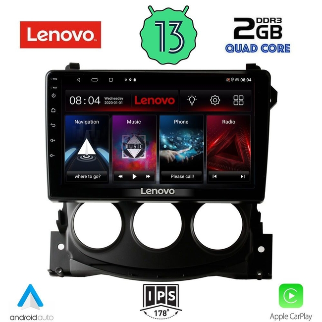 LENOVO LVD 4479_CPA (9inc) MULTIMEDIA TABLET for NISSAN 370Z mod. 2009-2012