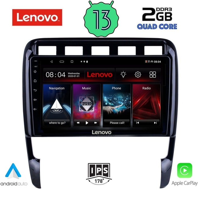 LENOVO LVD 4535_CPA (9inc) MULTIMEDIA TABLET for PORSCHE CAYENNE mod. 2002-2011