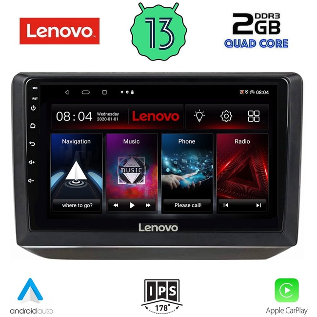 LENOVO LVD 4581_CPA (10inc) MULTIMEDIA TABLET for SKODA FABIA mod. 2008-2014