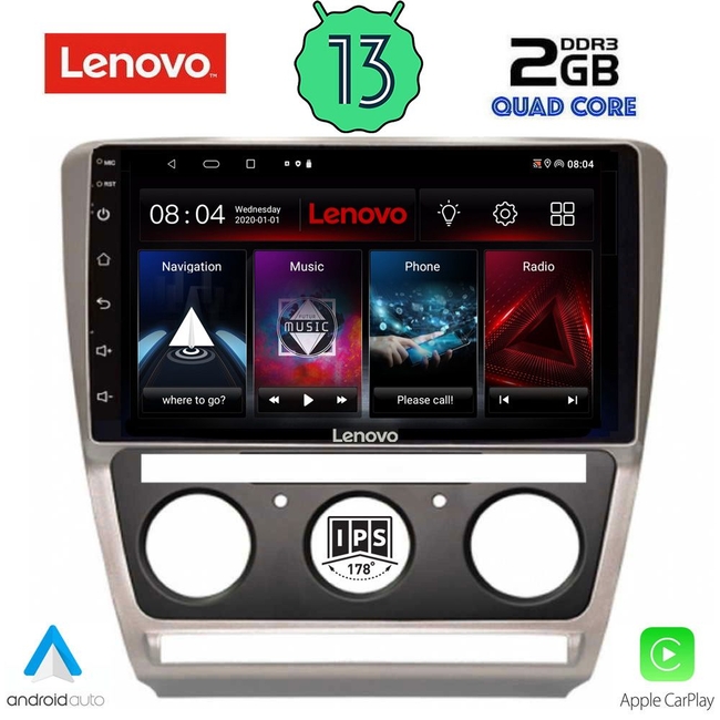 LENOVO LVD 4595_CPA (10inc) MULTIMEDIA TABLET for SKODA OCTAVIA 5 mod. 2005-2012