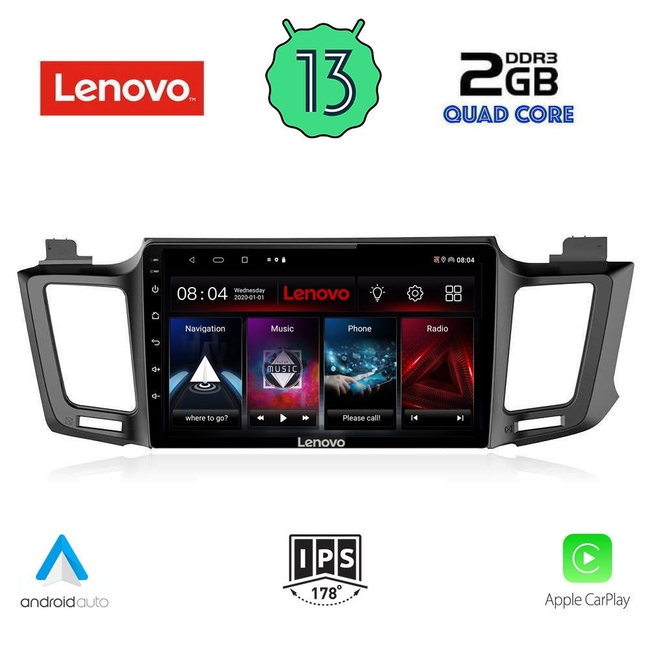 LENOVO LVD 4733_CPA (10inc) MULTIMEDIA TABLET for TOYOTA RAV 4 mod. 2013-2019