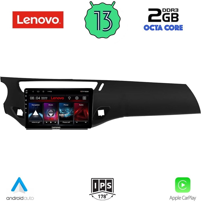 LENOVO LVF 7092_CPA (9inc) MULTIMEDIA TABLET for CITROEN C3 - DS3 mod. 2009-2016