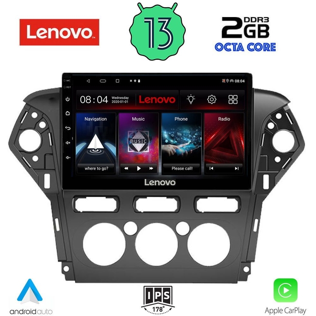 LENOVO LVF 7163_CPA A/C (10inc) MULTIMEDIA TABLET for FORD MONDEO mod. 2011-2013