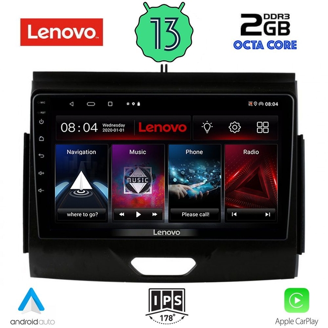 LENOVO LVF 7172_CPA (9inc) MULTIMEDIA TABLET for FORD RANGER mod. 2015-2018