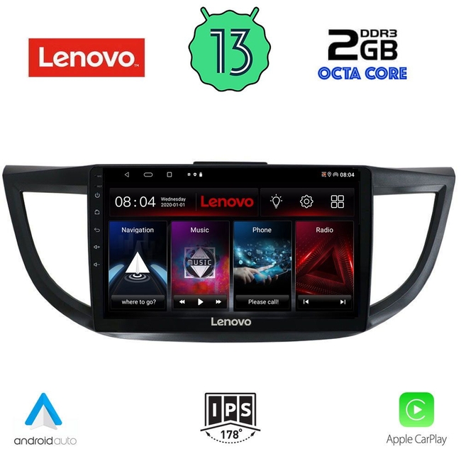 LENOVO LVF 7198_CPA (10inc) MULTIMEDIA TABLET for HONDA CRV mod. 2013-2017